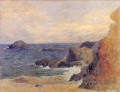 The Rocky Coast Rocks by the sea Paul Gauguin